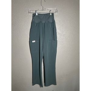 MOUNTAINS ARE MY MEDICINE women’s scrub bottoms grey size xs